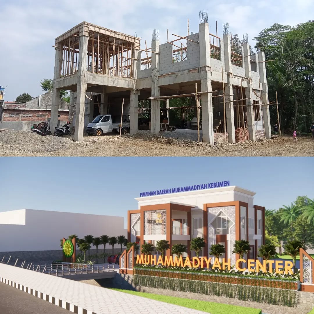 Progress pembangunan gedung PDM.